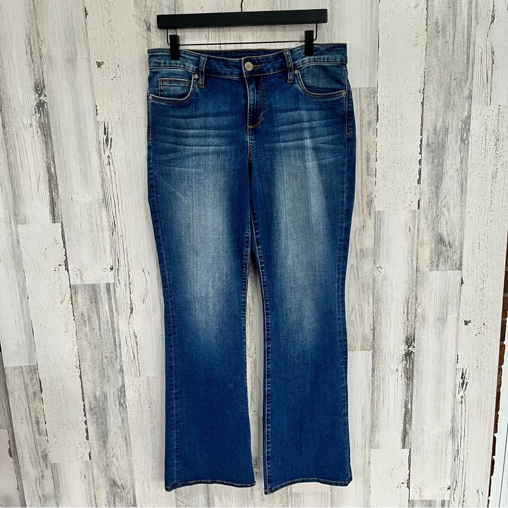 Kut from the Kloth Women’s Baby Bootcut Blue Denim Jeans Size 33X32 12S